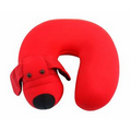 Microbead Animal Neck Travel Pillow Dog Pillow